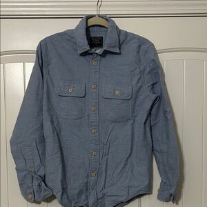 Abercrombie & Fitch Light Blue Casual Shirt